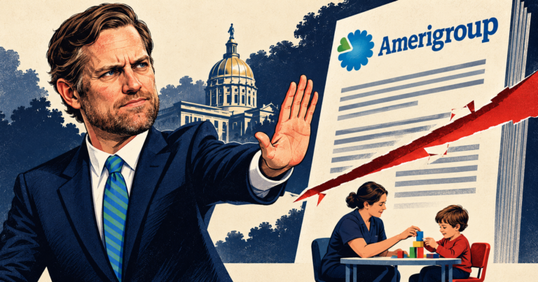 Georgia Senator Calls Amerigroup’s 30% ABA Technician Rate Cut ‘Indefensible.’ Amerigroup Calls It ‘Clinically Defensible.’