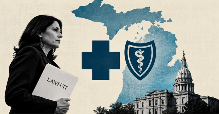 Michigan Sues Blue Cross, Calling It an Illegal Monopoly That Held Down Provider Pay